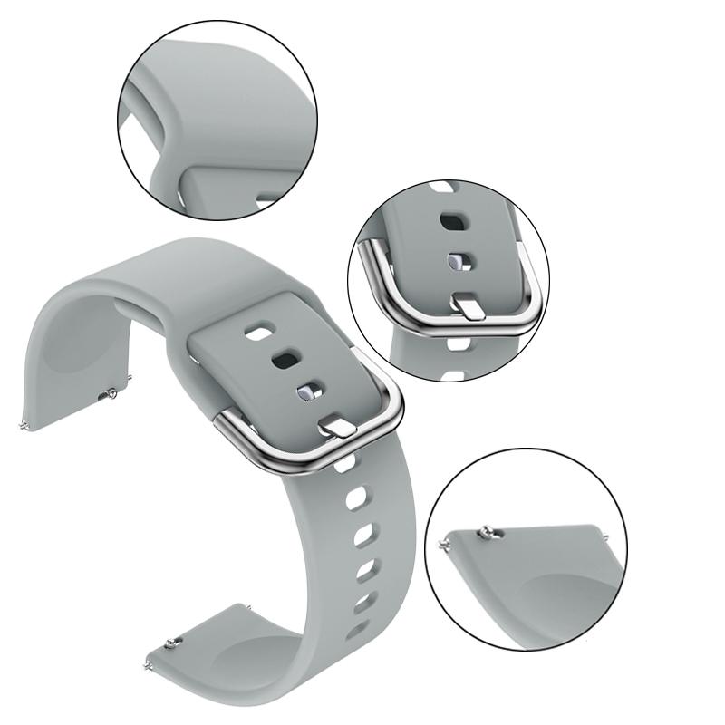 20mm 22mm watch Straps For Galaxy Watch Active 2/7/FE/5/pro/6/4/Classic/3/Gear s3 silicone Bracelet Huawei watch GT/5/4/3/2 Band