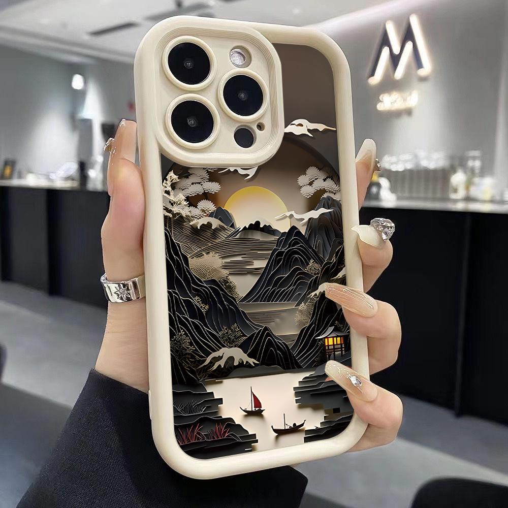 Landscape Pavilions Towers Phone Case for Xiaomi Redmi Note 14 13 12s 12 11 10 9s 9 8 7 A5 Pro Plus 4G 5G Soft TPU Back Cover