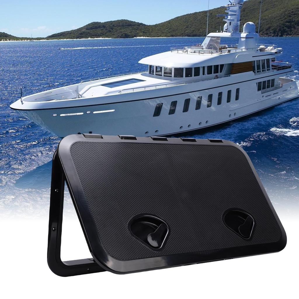 Boat Deck Hatch Lid Boat Hatch 24inx14in Rectangle Boat Deck Hatch 180° Opening Lid Marine Boat Access Hatch Lid for Yachts RV