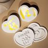Hollow Mother's Day Silhouette Silicone Mold Mother Mama Letter Love Atmosphere Lamp Gift Box Candle Base Gypsum Resin Molds