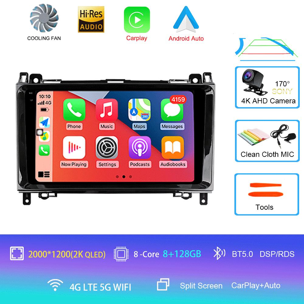 Radio auto Android 14 Pentru Mercedes-Benz B-Class T245 2005 - 2011 Player video multimedia Navigație stereo Nu 2din 2 din dvd