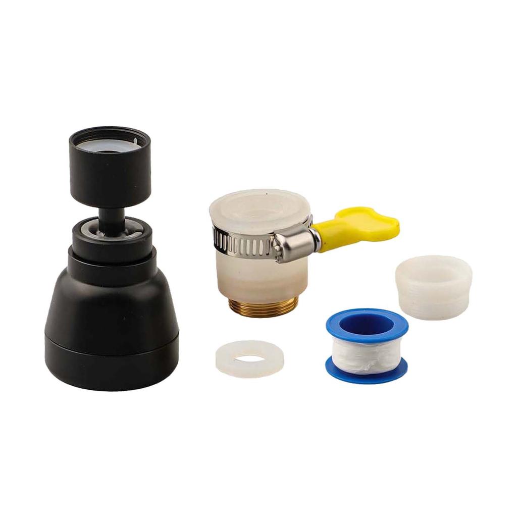 Stainless Steel Faucet Extender with 360 Degree Adjustment Capability