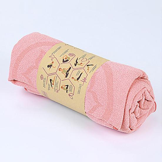 Yoga Towel Perfect Thickness Non-slip Exquisite Seaming Anti-pilling Extra Long Line Position Quick