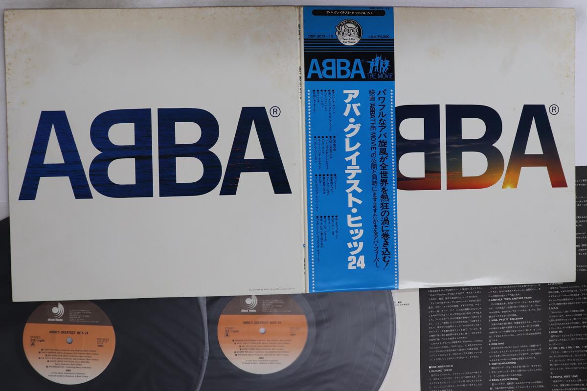 

LP Record ABBA - Abba s Greatest Hits 24 DSP3012 DISCOMATE 1977 Japan Obi Pop Used