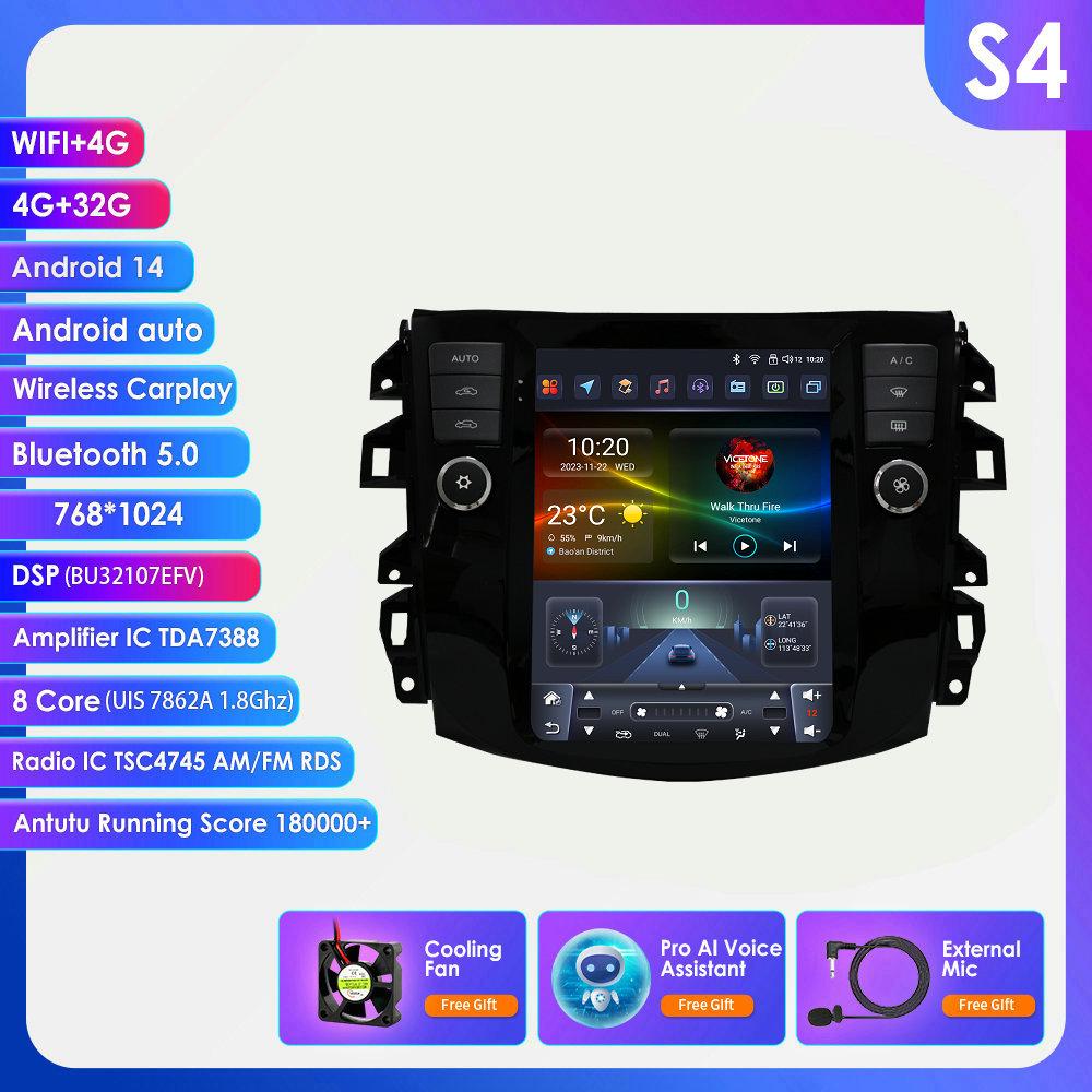 OSSURET 9.7 Display Screen Carplay Android for Nissan Navara 2016-2022 NP300 WiFi Car Multimedia Player Intelligent Screen Video Navigation Radio GPS