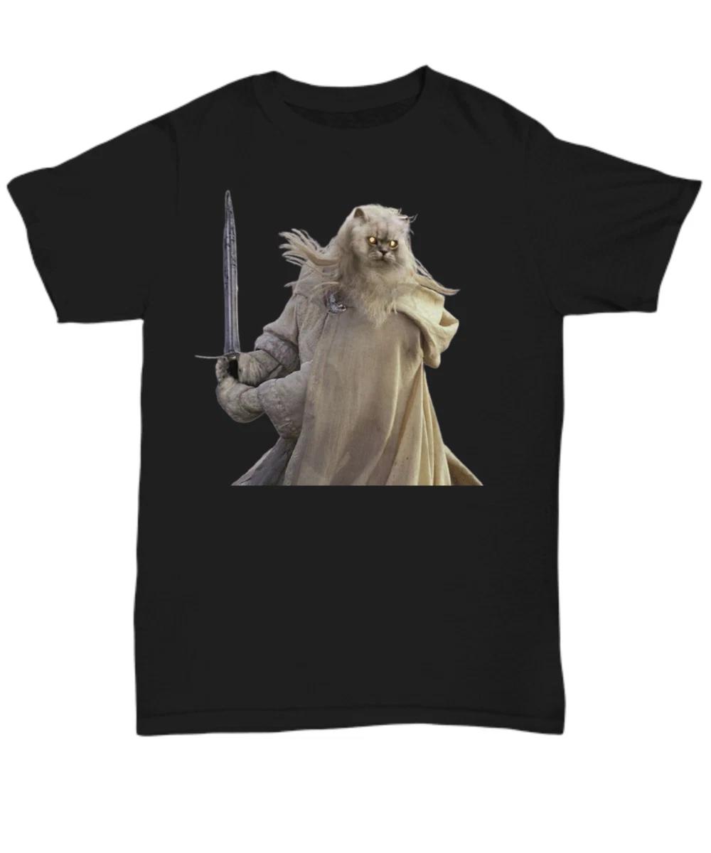 Cat King Shirt, Catdolf, Lord Of The Felines, Meme Shirts, Funny Cat Shirt, Cat M