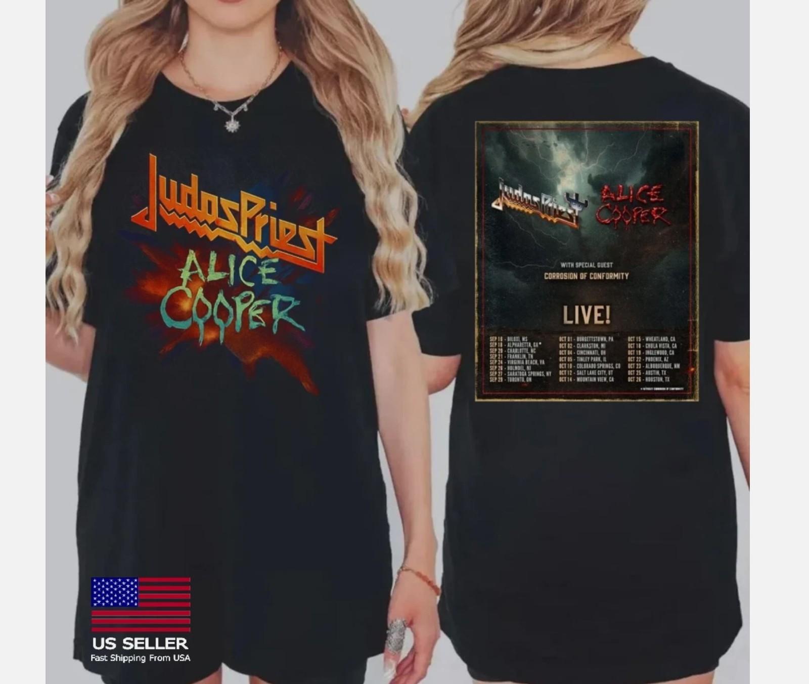 Judas Priest And Alice Cooper North American Tour Date 2026 Shirt Fastship S