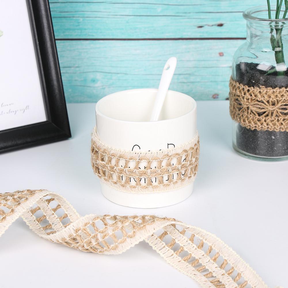 Quality Rustic Wrap Wedding Decoration Hessian Jute Gift Packing Natural Burlap Hemp Rope String