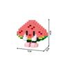 KNWE BUILT Giocattoli con Blocchi da Costruzione Micro Mini Modelli di Frutta a Cartoni Animati - Perfetti per i Bambini per Esplorare la Frutta Giocattolo Puzzle Regalo di Festa per Bambini