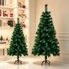 Luxury Pine Needle Christmas Trees: 1.2m, 1.5m, 1.8m, 2.1m - Dense and Ornate Floor Decorations