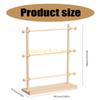 KX4B 3 Tiers Spool Holder Organizers Yarn Dispenser Ribbon Storage Organizers Rack