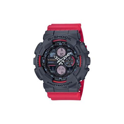 G-Shock Youth Series Color Block Retro Style Three-Hand Three-Eye Quartz Movement Resin Strap Watch Men Watches Black GA-140-4APRBS