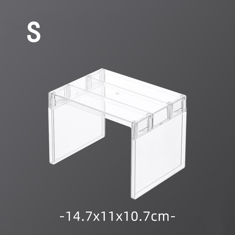 Многоярусная полка для хранения в холодильнике Кухонная полка для хранения Полка для хранения фигурок игрушек Полка для хранения косметики Кухонные аксессуары Органайзер-стойка 1150₽