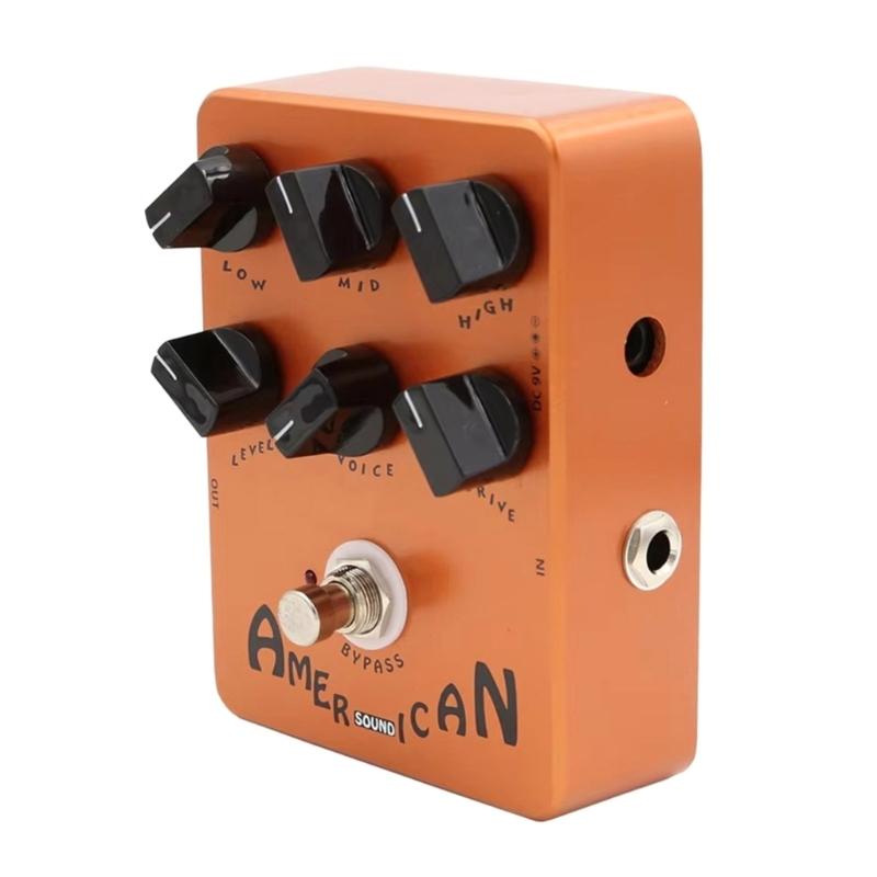 Guitar Simulates Distortion Sound Box Effect Pedal with Modern Tone Flexibility for Enhancing Performances & Play Styles