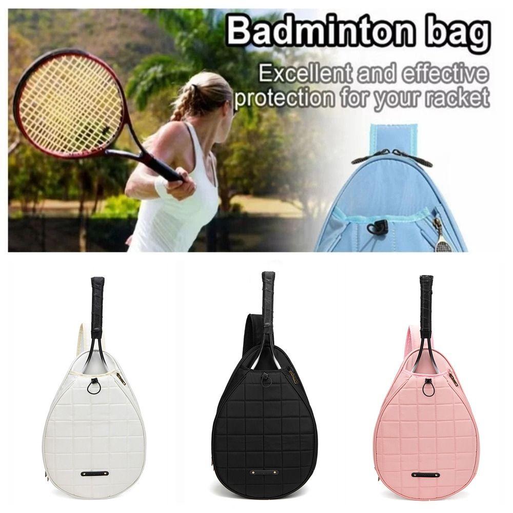 Lightweight Tennis Racket Bag Large Capacity Pickleball Paddle Bag  Outdoor Sports