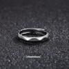 Ring Men's Tide Advanced Sense Index Finger Female Couple Ring Niche Design Titanium Steel Does Not Fade