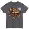 Thanksgiving Turkey Cat Costume Funny Lover Cotton T Shirt