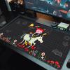 HorseNet Lace Solid Color Mouse Pad Large Gaming Table Cushion Non-slip Laptop Tablet Big Mousepad XXL Mat Mini PC Playmat With Lock edge