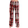 Women's Casual Christmas Print Loose Fit Pajama Pants for Home Sleepwear