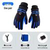 Smart Heated Winter Gloves: Windproof Electric Motorcycle Riding Gloves for Men & Women