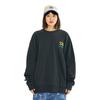 Li Ning Logo Print Fleece Warm Casual Sports Crew Neck Sweatshirt Women Sweatshirt Black AWDQB12-2