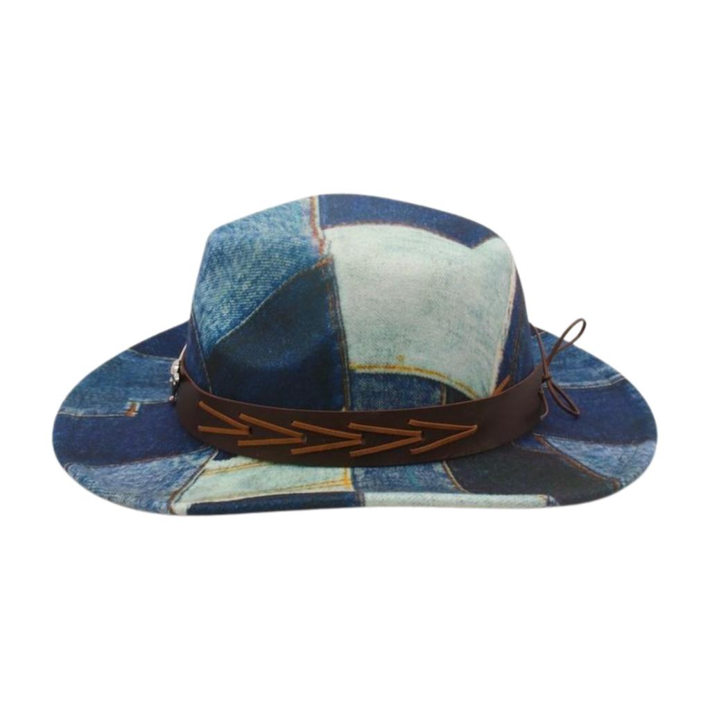 Simple Cowboy Hat Sunscreen Top Hat, High-End Tibetan Bull Head Jazz Hat