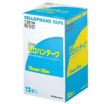 Cellophane Tape Large Roll Value E Pack 15mm 12 Rolls T-SE15N
