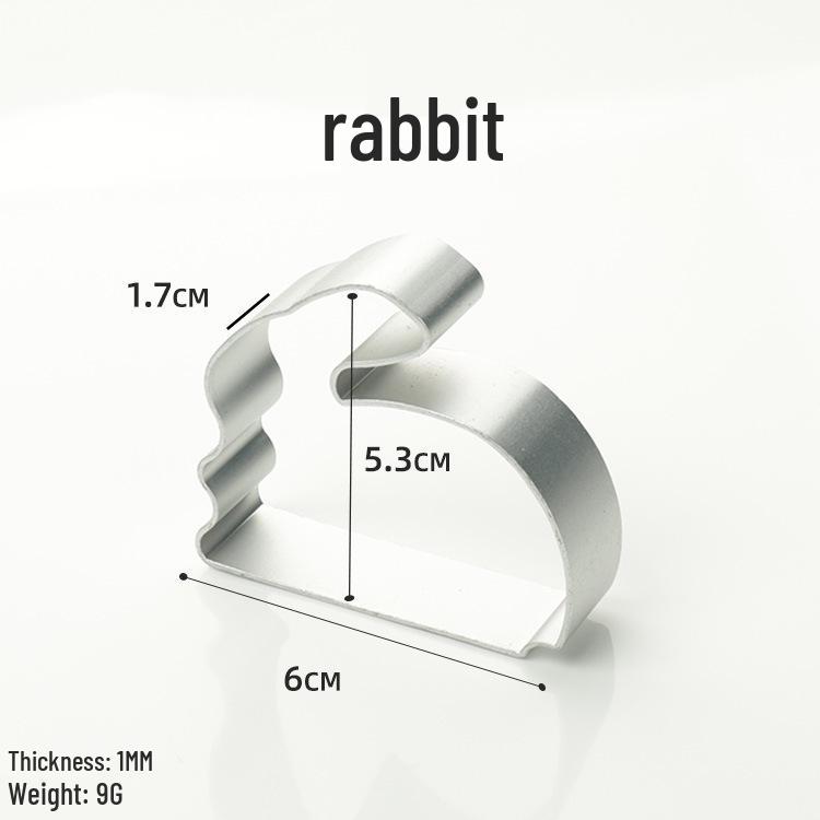 

Форма для печенья из алюминиевого сплава: Форма для выпечки «Ананасовый торт», Рождество и Пасха Rabbit серебряный серый