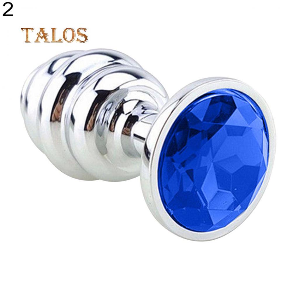 Plugue anal de aço inoxidável, estimulador anal, massageador, contas em espiral, estimulação, brinquedo sexual anal