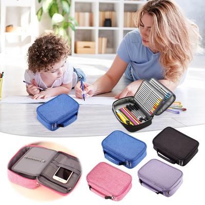 Trousse à crayons de couleur grande capacité - 300 emplacements - Grand organiseur de stylos avec support multicouche pour crayons de couleur et stylos gel