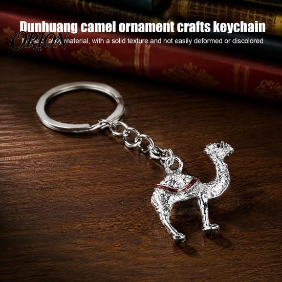 Metal Key Chain Alloy Camel Keychain for Backpack, Animal Shaped Shape Pendant Keyring Pendant, Handbags Backpack Decorative Accessories Travel