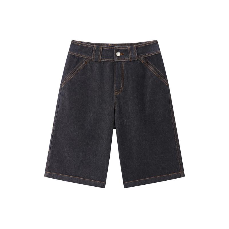 Taiping Bird High-Waisted Denim Mid-Length Shorts ABHBG2258