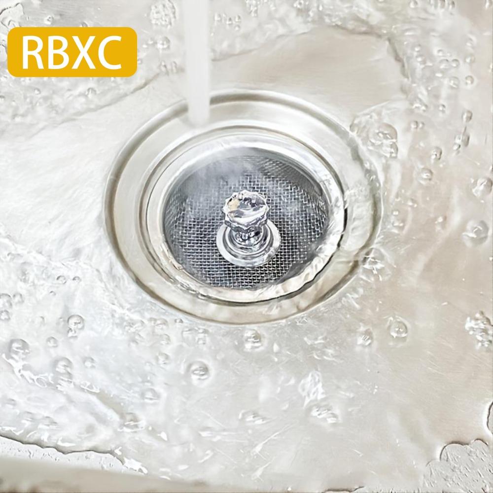 1 Stück Spülenablaufsieb mit Stopfen Werten Sie Ihre Küchenspüle mit Edelstahl-Wasserfilter auf