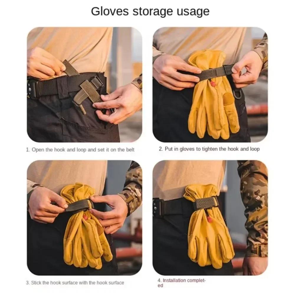 Mountaineering Buckle Outdoor Keychain Tactical Gear Clip Keeper Pouch Belt Gloves Rope Holder Military Hook Camping