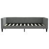Vidaxl Sofa Z Materacem, Ciemnoszara, 90X190 Cm, Tkanina
