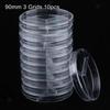 10Pcs Plastic Petri Dishes 35/60/75/90Mm, Cell Culture Dish Round Transparents For Lab, School Science, Samples Storage