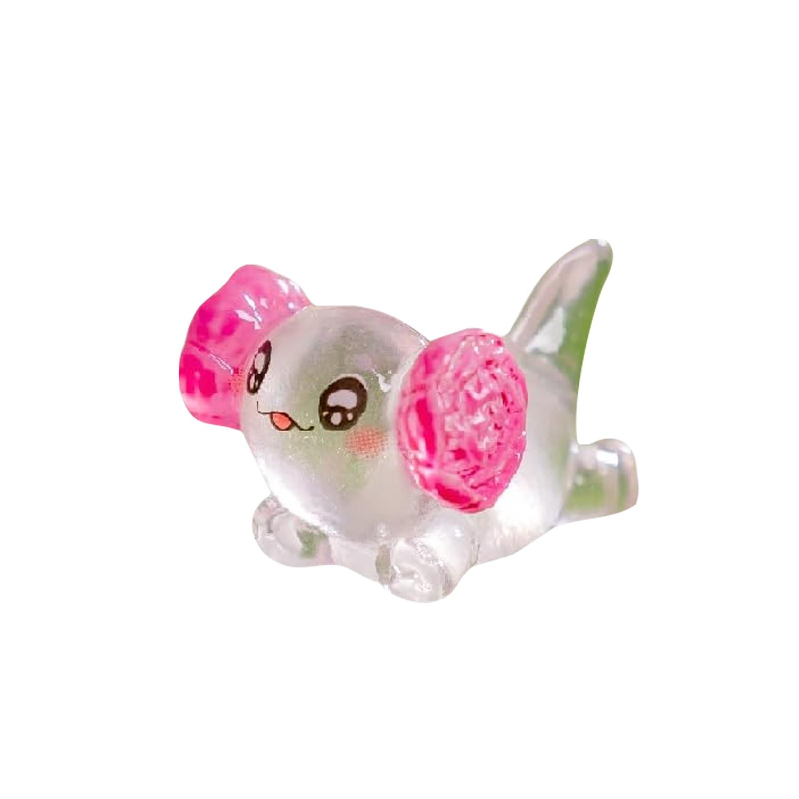 

Кукольный домик Декоративные светящиеся цветы Шестиугольный дракон Животное DIY Украшения Украшения One Size