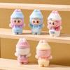 10pcs Cool Rabbit Plush Doll Trendy Play Cute Grain Desktop Ornament DIY Keychain with Pendant