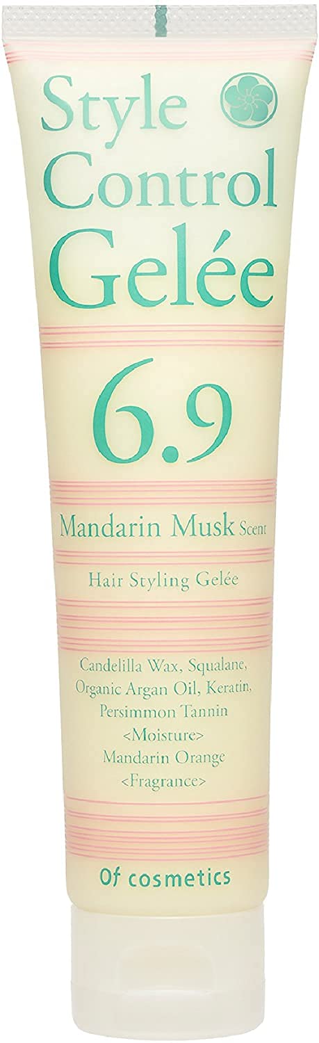 

Of Cosmetics Style Control Jelly 6.9 (Nuanced Style, Strong Hold) 105g, Mandarin Musk Scent, Salon Exclusive, Hard Gel Wax, Semi-Wet