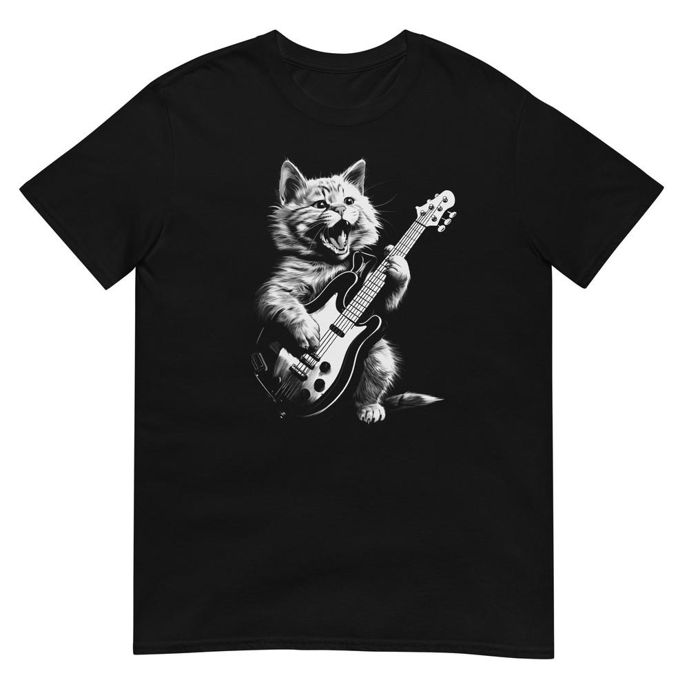 

Cat Tshirt Cello Player Violin Tee Kitty Cats Lover Pet TShirt Unisex Design Unisex T-Shirt XXXXL