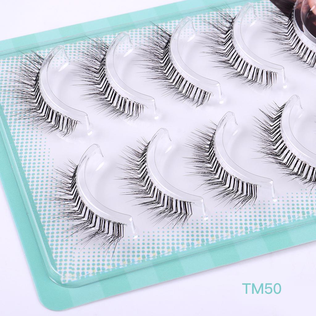 Transparent Terrier 5 Packs L-Shaped False Eyelashes Natural Comic Barbie Eyelashes Little Demon Eyelashes