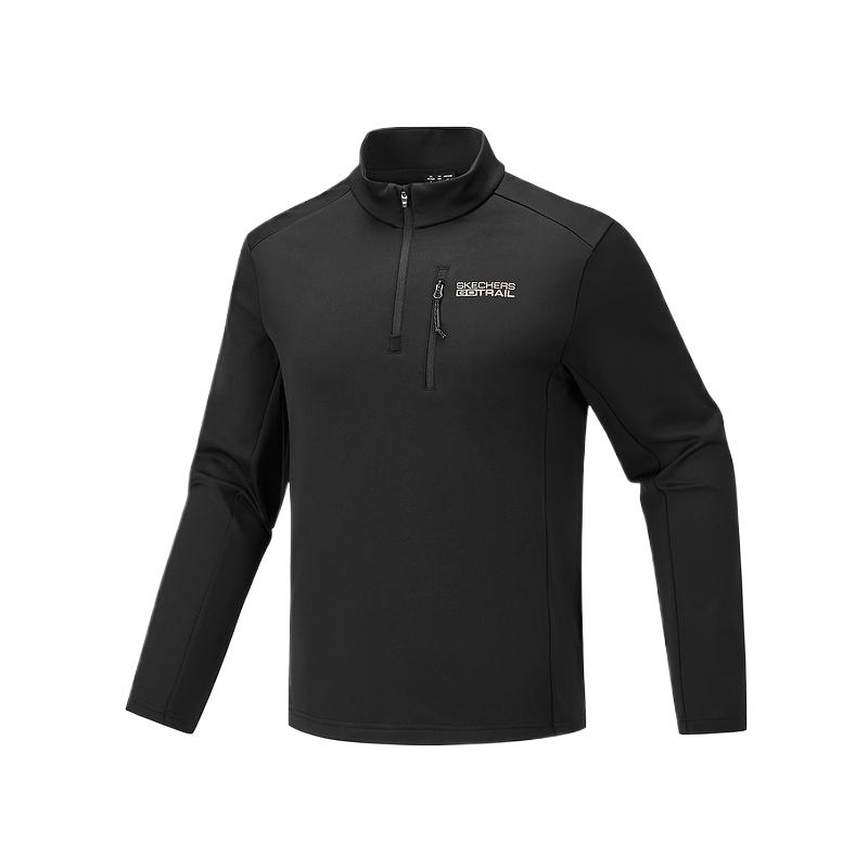 Skechers Classic Breathable Long Sleeve Polo T-Shirt Men tops P126M048-0018 S