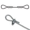 12 Pcs M12-M26 304 Stainless Steel Wire Rope Cable Clip Clamp U Bolt Saddle Fastener