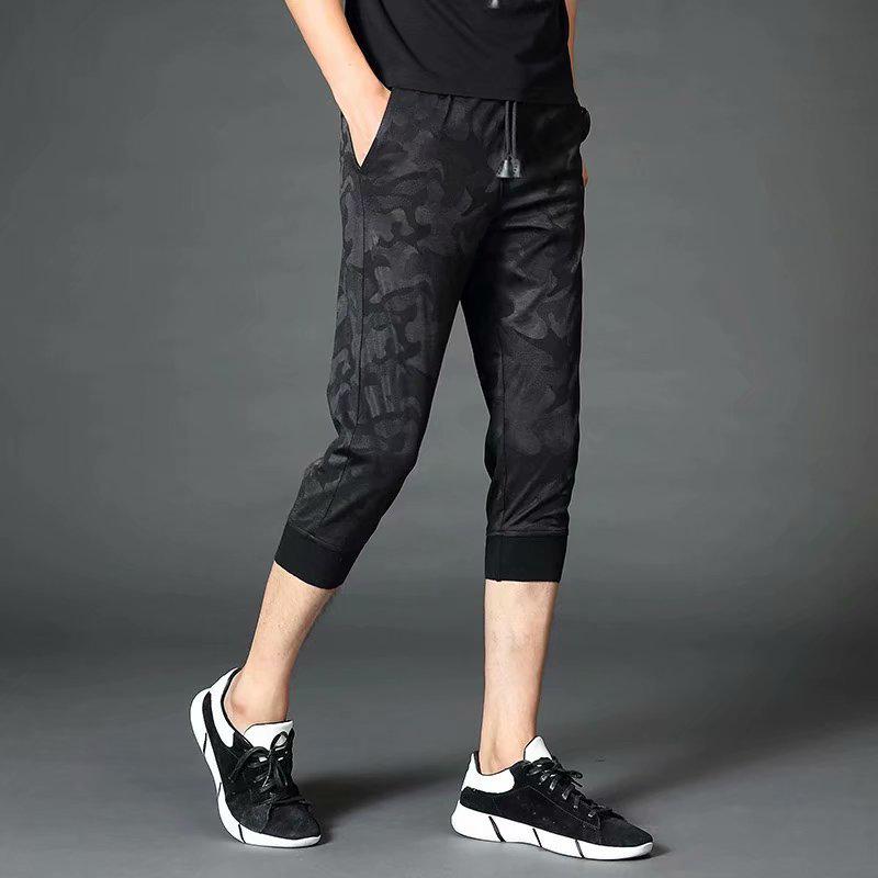 

Men s Quick-Dry Casual Korean Style Harem Pants - Trendy, Loose, and Versatile for Teens Large