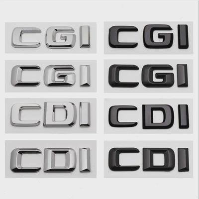 3D ABS CDI CGI Logo Nálepka na zadní kufr auta Mercedes C200 C220 W204 W205 E220 E200 E250 W211 Příslušenství odznaku