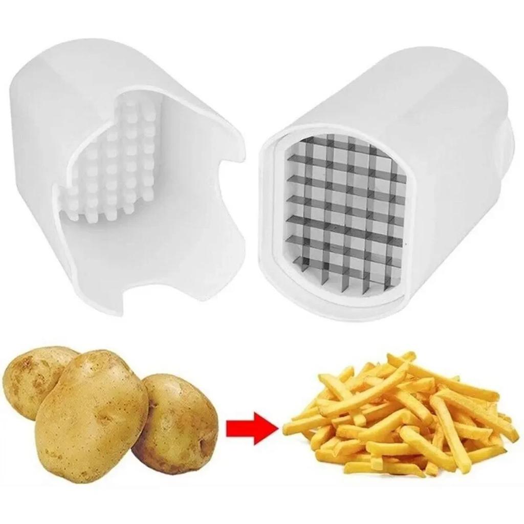 Reusable Kitchen Small Tool, Multi-purpose Fast French Fryer, Food Grade Vegetable Potato Slicer, Fruit and Vegetable Chopper
