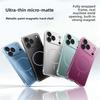 Matte PC Strong Magnetic Case For iPhone 17 Air 16 15 14 13 12 Pro Max For Magsafe Solid Color Ultra Thin Back Cover
