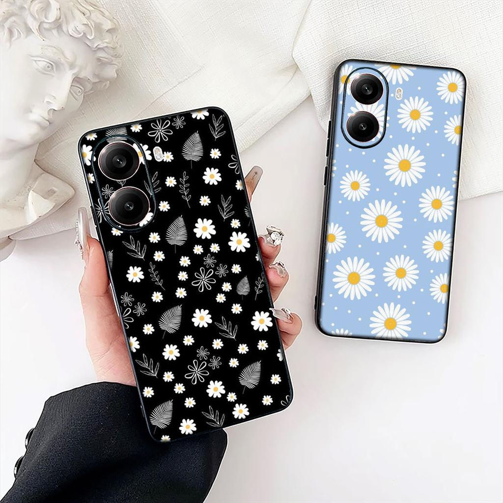Fashion Fresh Little Daisy Flower for Motorola Moto Edge 50 30 Fusion 40 NEO Ultra Pro G22 G23 G20 G35 G84 G13 G53 Phone Case