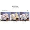Girls' New Summer Single Mesh Pearl Lace Bowknot Sports Sandals Little Girls' Transparent Mesh Casual Sandals