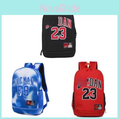 Basketball Sports Backpack Oxford Fabric With Breathable Design For Students And Travelers